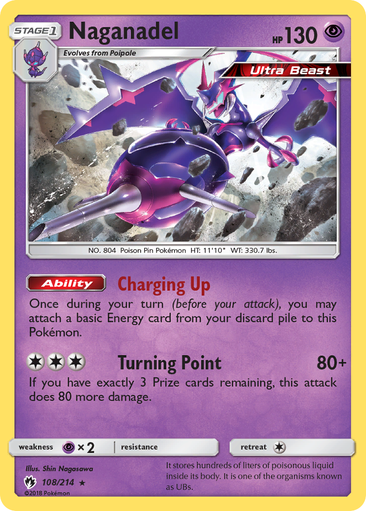 Naganadel (108/214) [Sun & Moon: Lost Thunder] | Shuffle n Cut Hobbies & Games