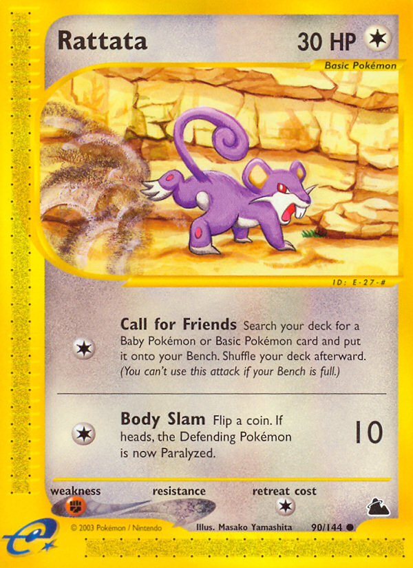 Rattata (90/144) [Skyridge] | Shuffle n Cut Hobbies & Games