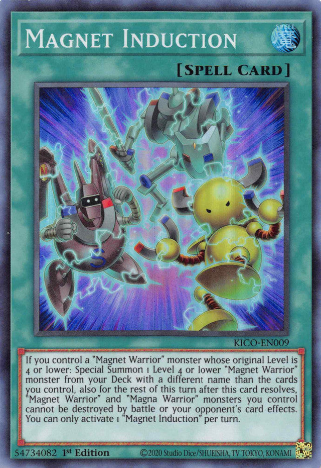 Magnet Induction (Super Rare) [KICO-EN009] Super Rare | Shuffle n Cut Hobbies & Games