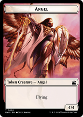 Bird // Angel (0002) Double-Sided Token [Ravnica Remastered Tokens] | Shuffle n Cut Hobbies & Games
