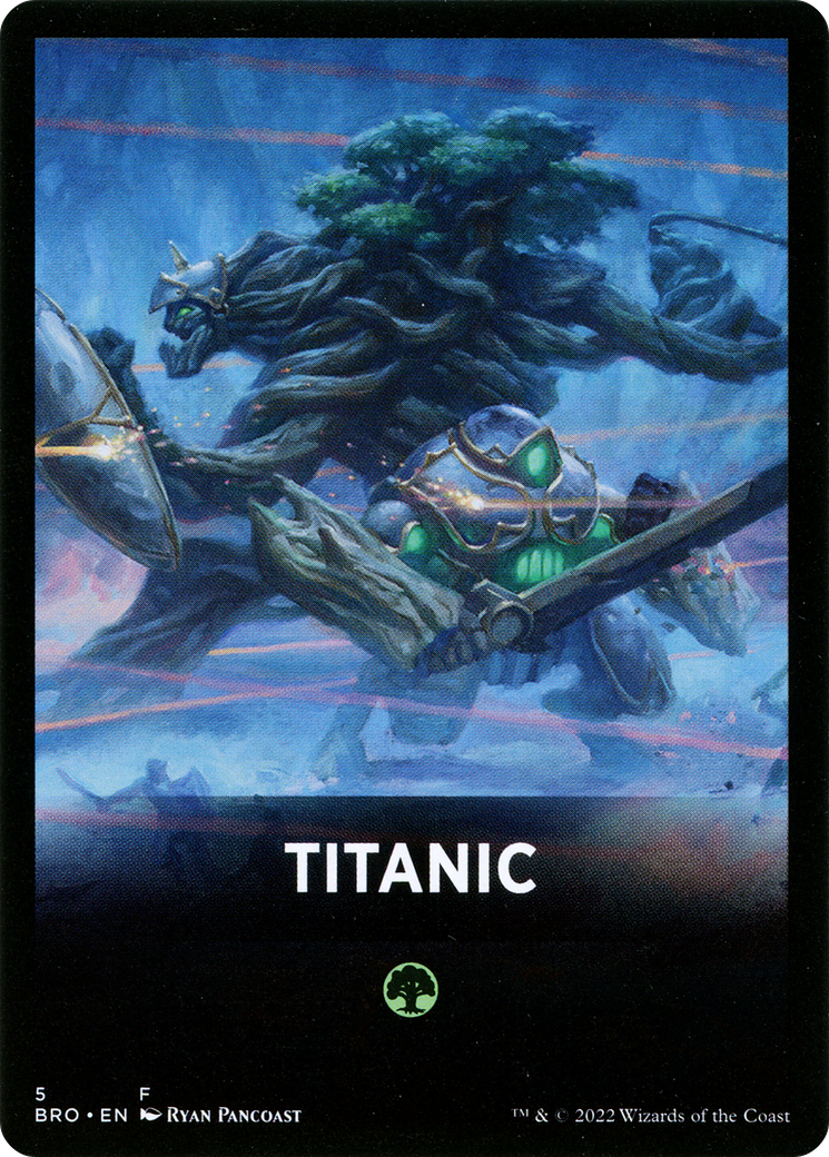 Titanic Theme Card [The Brothers' War Tokens] | Shuffle n Cut Hobbies & Games