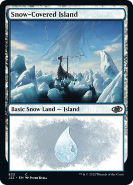 Snow-Covered Island [Jumpstart 2022] | Shuffle n Cut Hobbies & Games