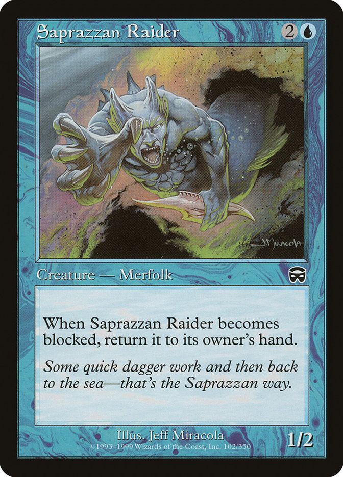 Saprazzan Raider [Mercadian Masques] | Shuffle n Cut Hobbies & Games