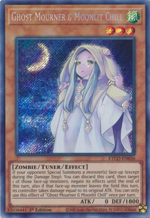 Ghost Mourner & Moonlit Chill [ETCO-EN036] Secret Rare | Shuffle n Cut Hobbies & Games