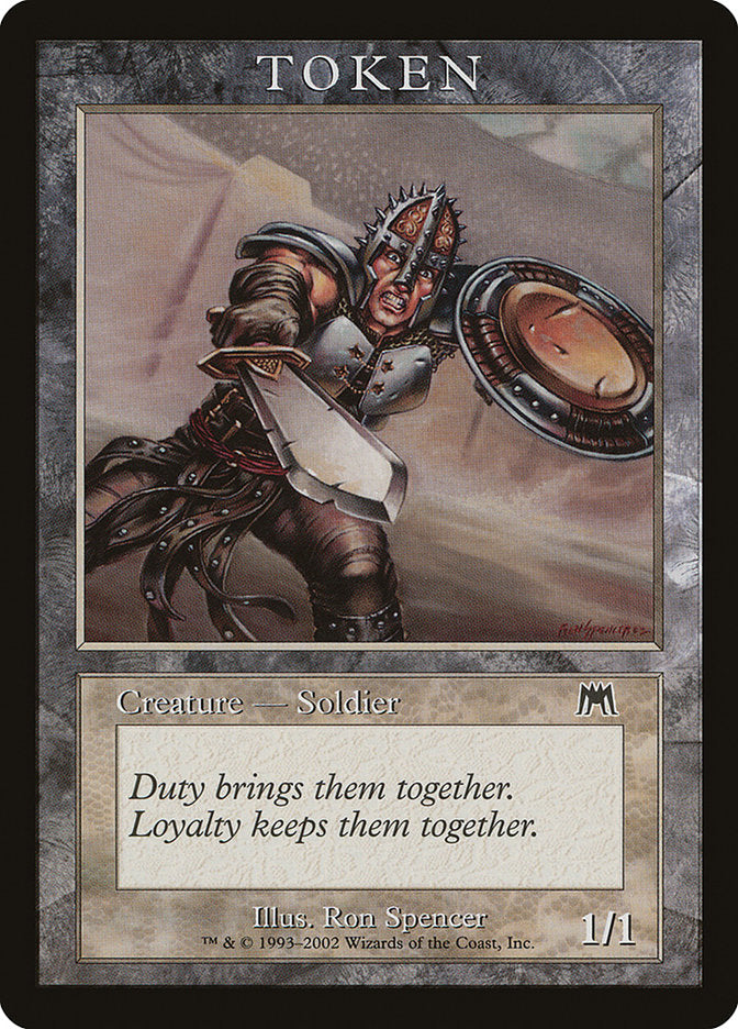 Soldier Token [Magic Player Rewards 2002] | Shuffle n Cut Hobbies & Games