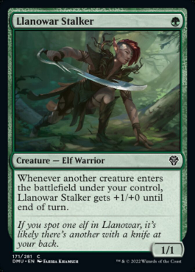 Llanowar Stalker [Dominaria United] | Shuffle n Cut Hobbies & Games