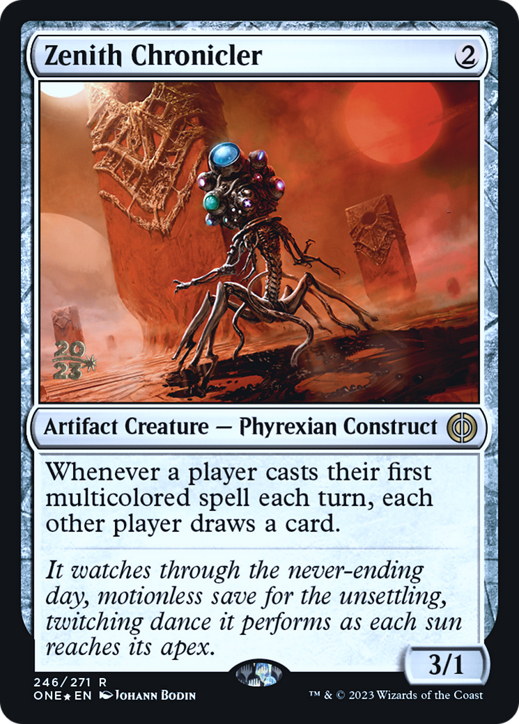 Zenith Chronicler [Phyrexia: All Will Be One Prerelease Promos] | Shuffle n Cut Hobbies & Games