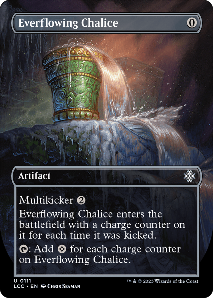 Everflowing Chalice (Borderless) [The Lost Caverns of Ixalan Commander] | Shuffle n Cut Hobbies & Games