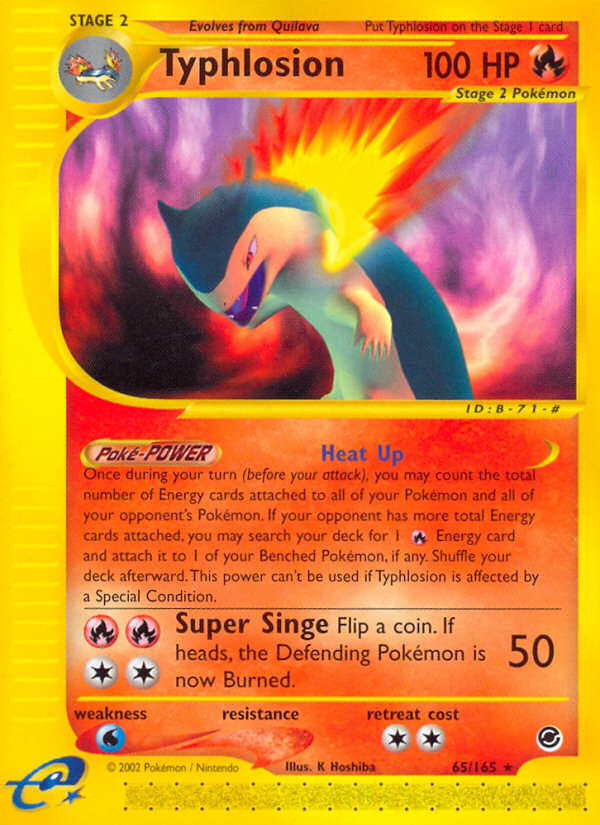 Typhlosion (65/165) [Expedition: Base Set] | Shuffle n Cut Hobbies & Games