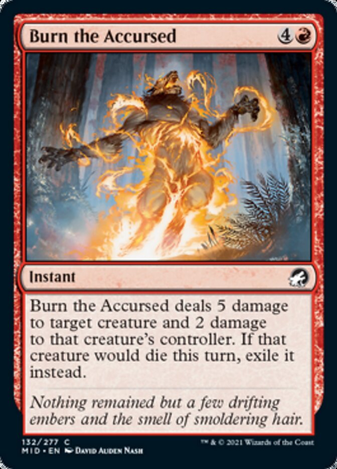 Burn the Accursed [Innistrad: Midnight Hunt] | Shuffle n Cut Hobbies & Games