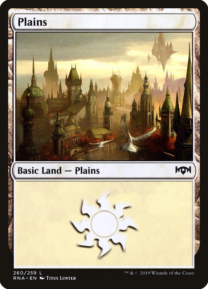 Plains (260) [Ravnica Allegiance] | Shuffle n Cut Hobbies & Games