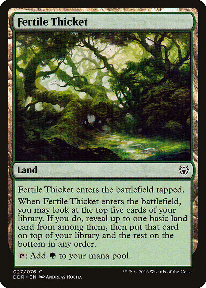 Fertile Thicket [Duel Decks: Nissa vs. Ob Nixilis] | Shuffle n Cut Hobbies & Games