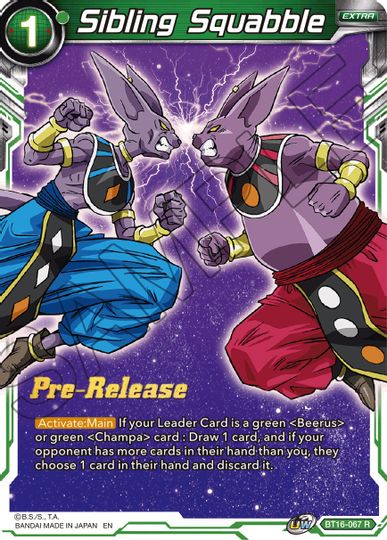 Sibling Squabble (BT16-067) [Realm of the Gods Prerelease Promos] | Shuffle n Cut Hobbies & Games
