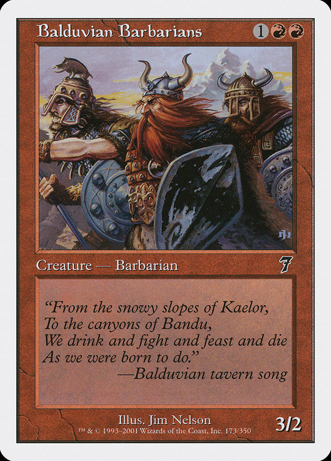 Balduvian Barbarians [Seventh Edition] | Shuffle n Cut Hobbies & Games