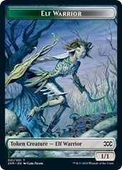 Elf Warrior // Germ Double-Sided Token [Double Masters Tokens] | Shuffle n Cut Hobbies & Games