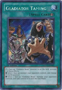 Gladiator Taming [EXVC-EN087] Secret Rare | Shuffle n Cut Hobbies & Games