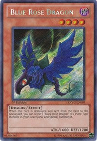 Blue Rose Dragon [EXVC-EN099] Secret Rare | Shuffle n Cut Hobbies & Games