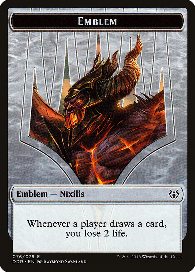 Ob Nixilis Reignited Emblem [Duel Decks: Nissa vs. Ob Nixilis] | Shuffle n Cut Hobbies & Games
