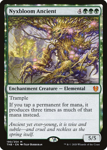 Nyxbloom Ancient 1x FOIL THB MTG Theros Beyond Death Mythic MINT green Nyxbloom Ancient 1x FOIL THB MTG Theros Beyond Death Mythic MINT green