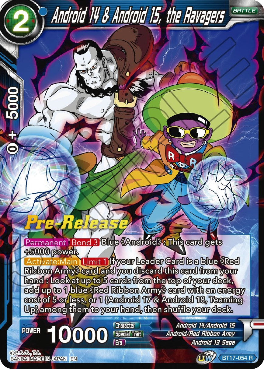 Android 14 & Android 15, the Ravagers (BT17-054) [Ultimate Squad Prerelease Promos] | Shuffle n Cut Hobbies & Games