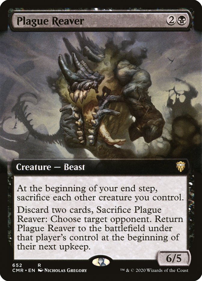 Plague Reaver (Extended Art) [Commander Legends] | Shuffle n Cut Hobbies & Games