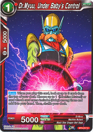 Dr.Myuu, Under Baby's Control [BT3-017] | Shuffle n Cut Hobbies & Games
