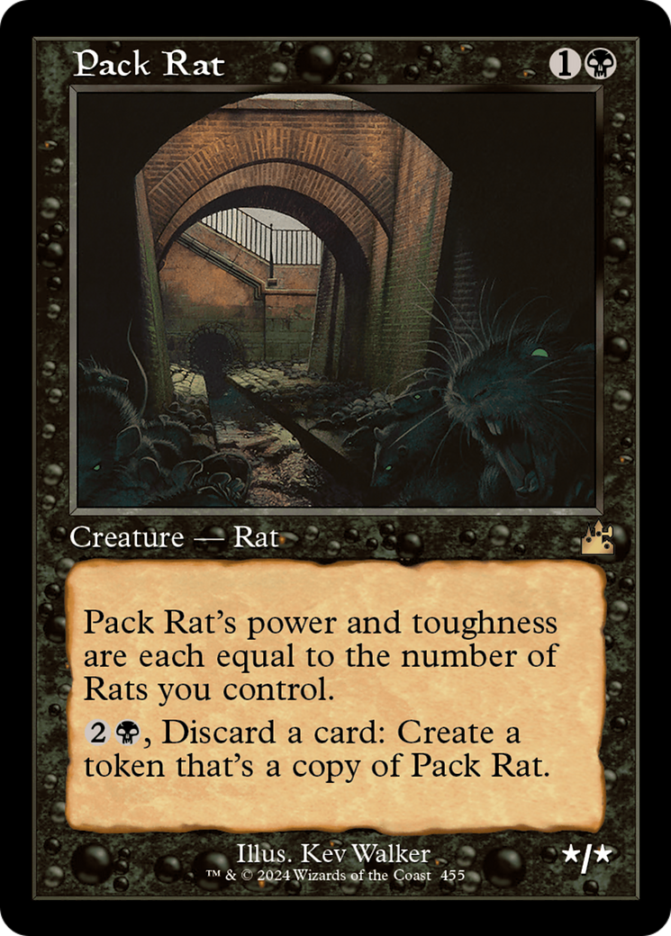 Pack Rat (Retro Frame) [Ravnica Remastered] | Shuffle n Cut Hobbies & Games