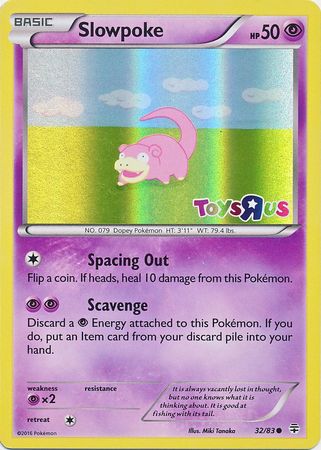Slowpoke (32/83) (Toys R Us Promo) [XY: Generations] | Shuffle n Cut Hobbies & Games