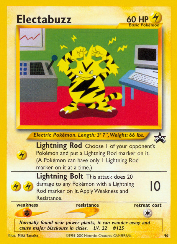 Electabuzz (46) [Wizards of the Coast: Black Star Promos] | Shuffle n Cut Hobbies & Games