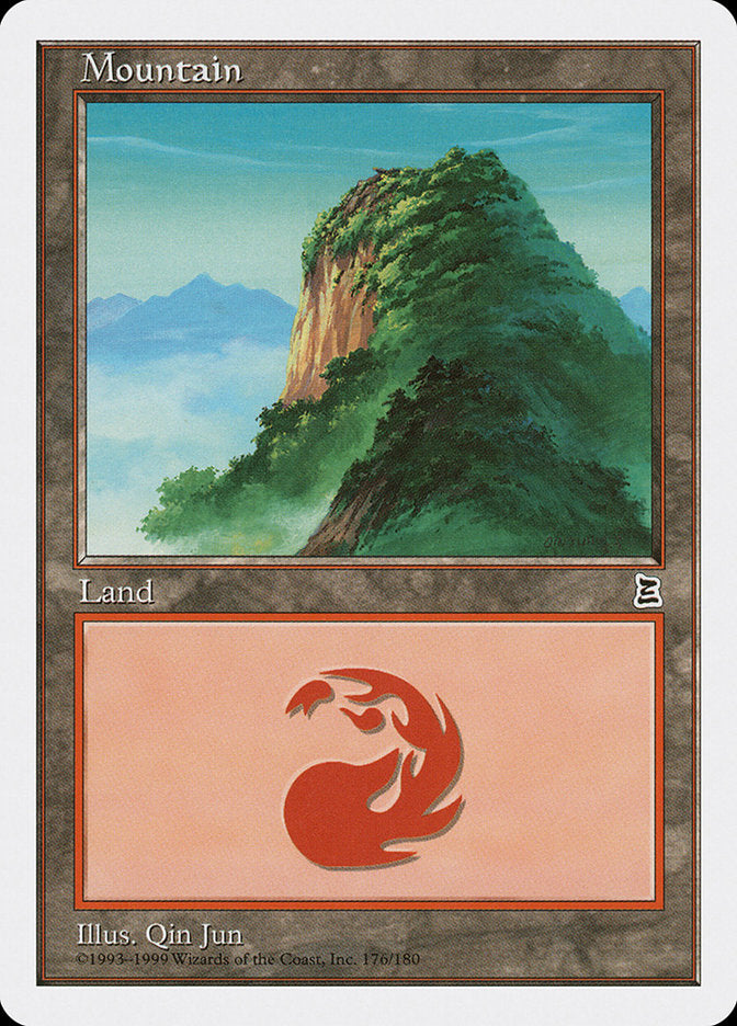 Mountain (176) [Portal Three Kingdoms] | Shuffle n Cut Hobbies & Games