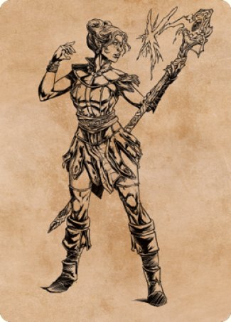 Neera, Wild Mage Art Card [Commander Legends: Battle for Baldur's Gate Art Series] | Shuffle n Cut Hobbies & Games