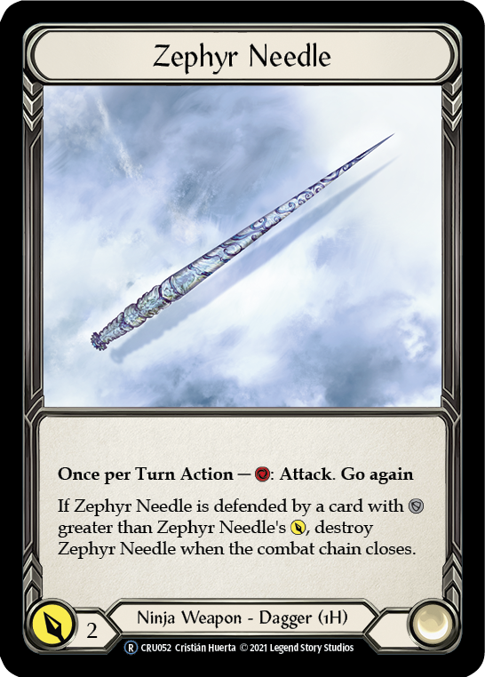 Zephyr Needle [CRU052] Unlimited Normal | Shuffle n Cut Hobbies & Games