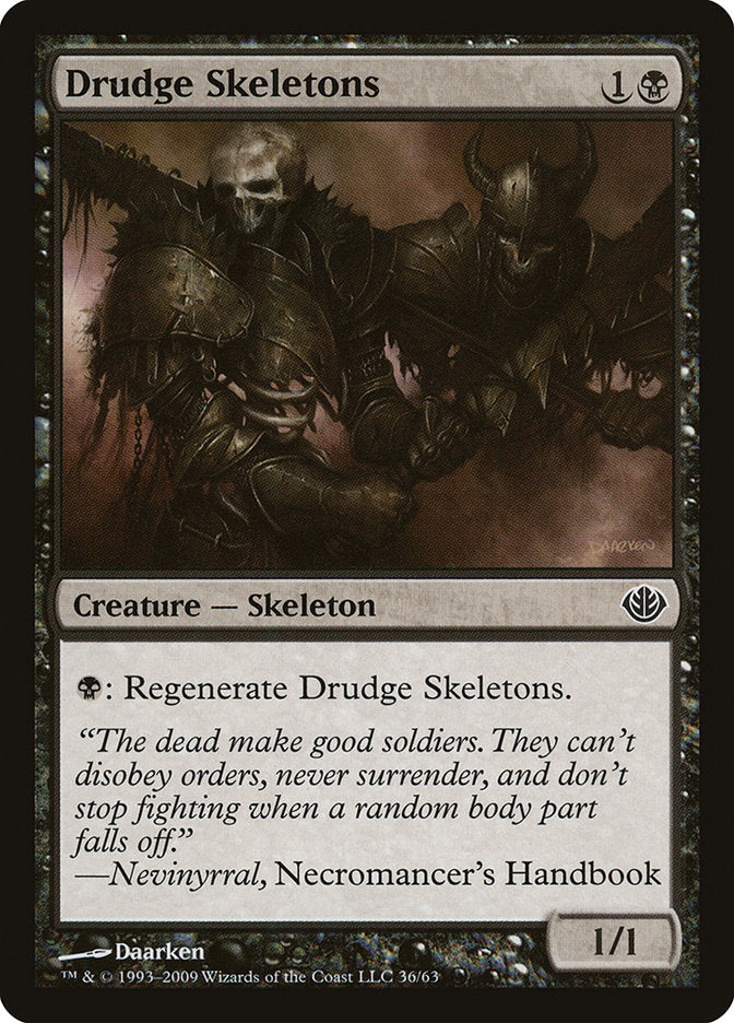 Drudge Skeletons [Duel Decks: Garruk vs. Liliana] | Shuffle n Cut Hobbies & Games