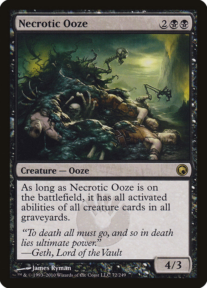 Necrotic Ooze [Scars of Mirrodin] | Shuffle n Cut Hobbies & Games