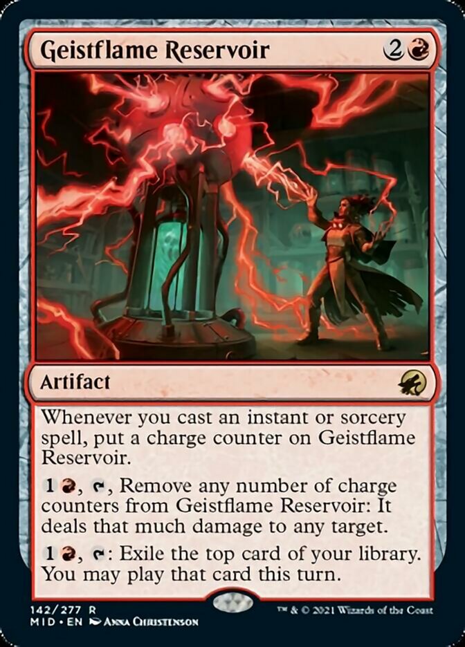 Geistflame Reservoir [Innistrad: Midnight Hunt] | Shuffle n Cut Hobbies & Games