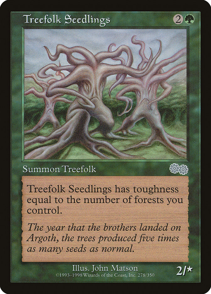 Treefolk Seedlings [Urza's Saga] | Shuffle n Cut Hobbies & Games
