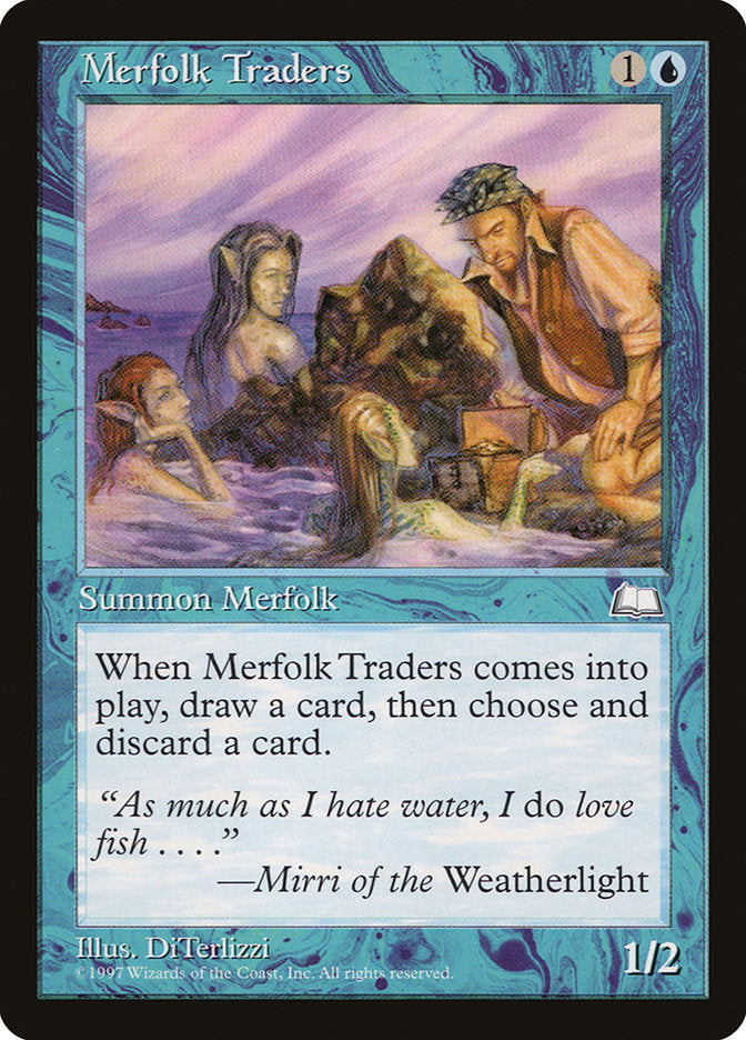 Merfolk Traders [Weatherlight] | Shuffle n Cut Hobbies & Games