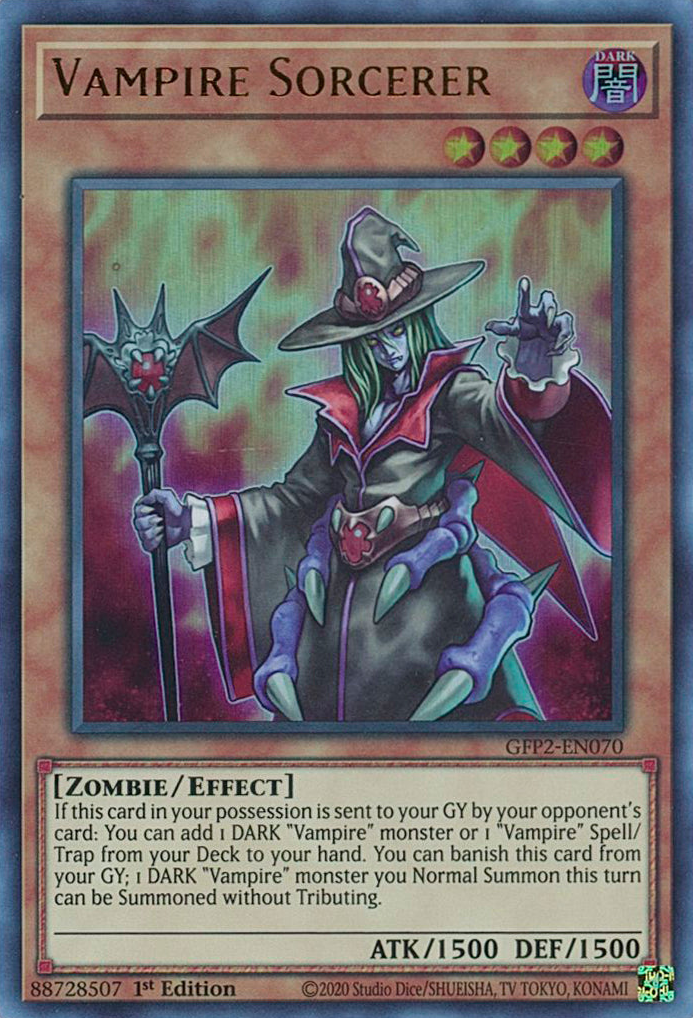 Vampire Sorcerer [GFP2-EN070] Ultra Rare | Shuffle n Cut Hobbies & Games