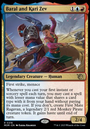 Baral and Kari Zev (Promo Pack) [March of the Machine Promos] | Shuffle n Cut Hobbies & Games