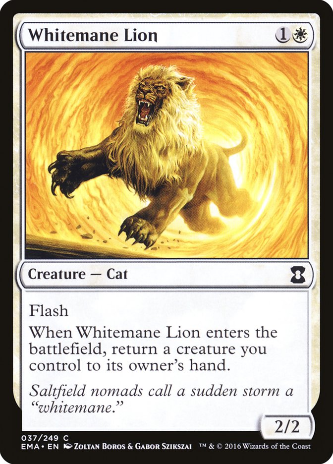 Whitemane Lion [Eternal Masters] | Shuffle n Cut Hobbies & Games