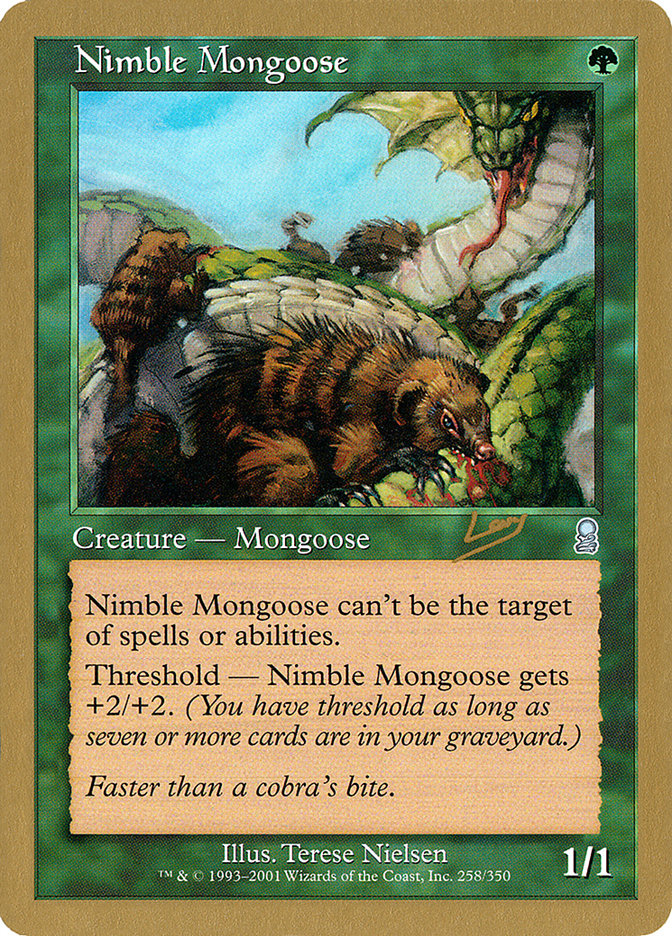 Nimble Mongoose (Raphael Levy) [World Championship Decks 2002] | Shuffle n Cut Hobbies & Games