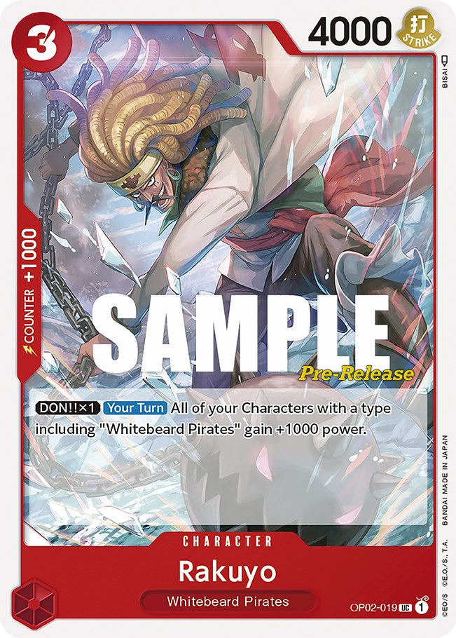 Rakuyo [Paramount War Pre-Release Cards] | Shuffle n Cut Hobbies & Games