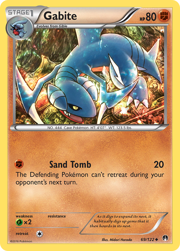 Gabite (69/122) [XY: BREAKpoint] | Shuffle n Cut Hobbies & Games