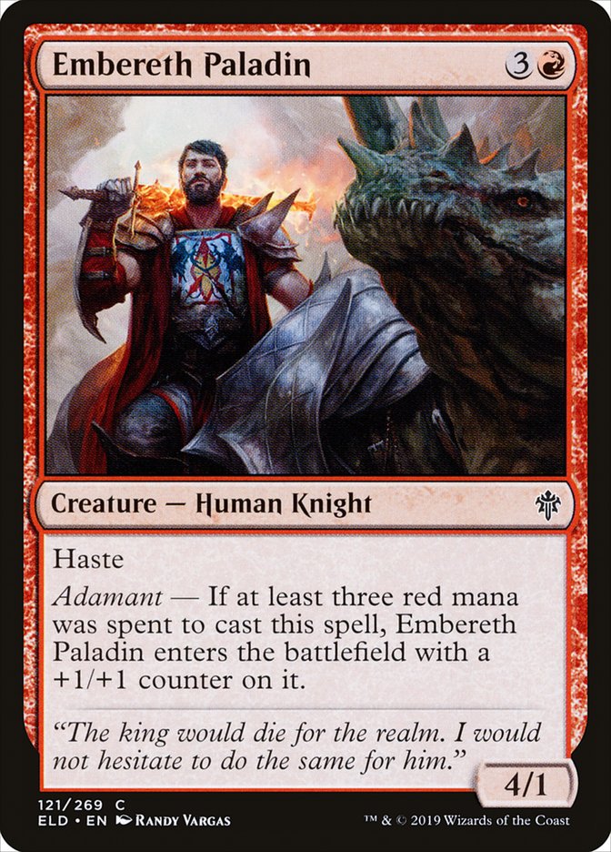 Embereth Paladin [Throne of Eldraine] | Shuffle n Cut Hobbies & Games