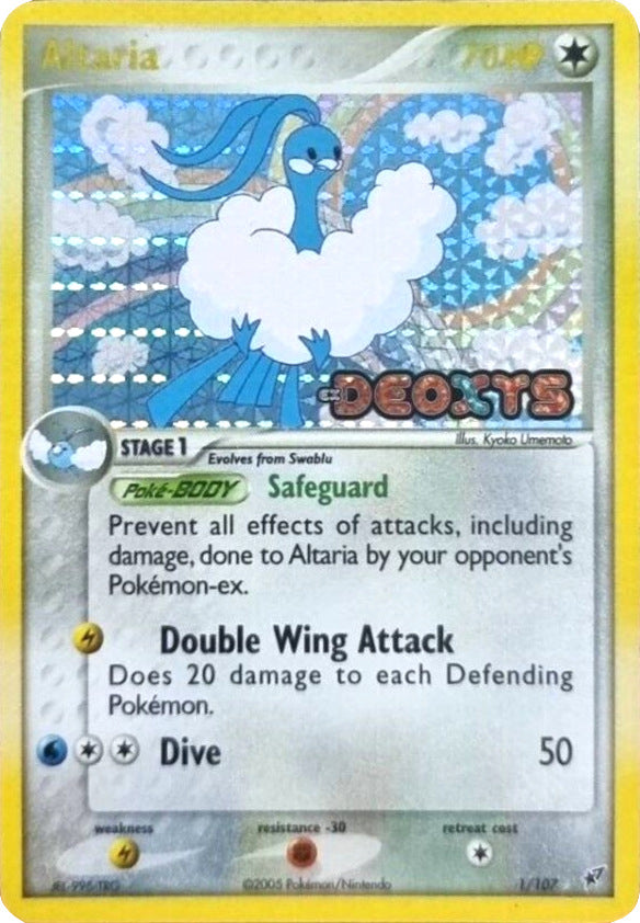Altaria (1/107) (Stamped) [EX: Deoxys] | Shuffle n Cut Hobbies & Games