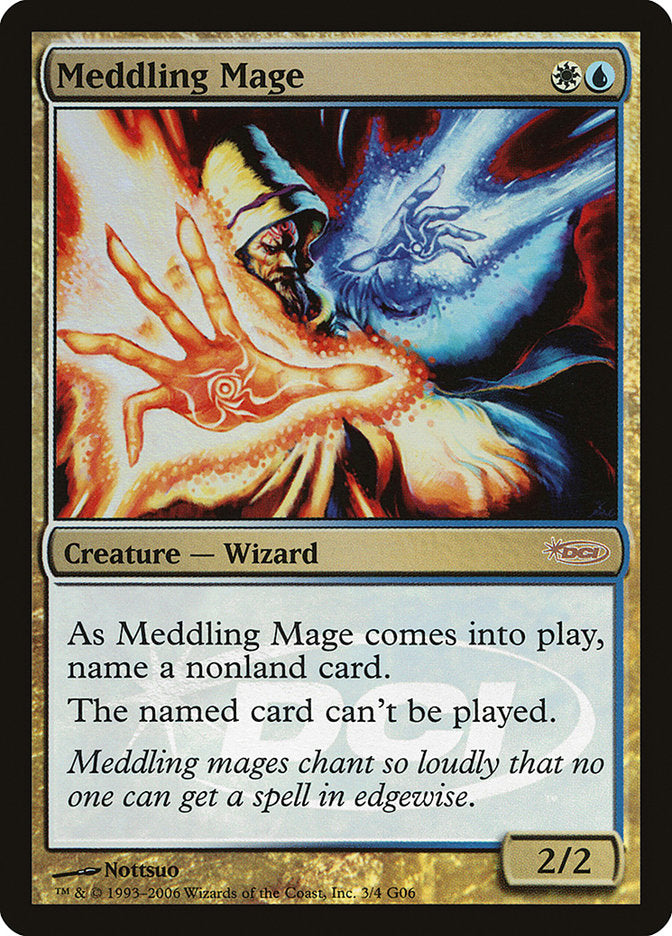 Meddling Mage [Judge Gift Cards 2006] | Shuffle n Cut Hobbies & Games