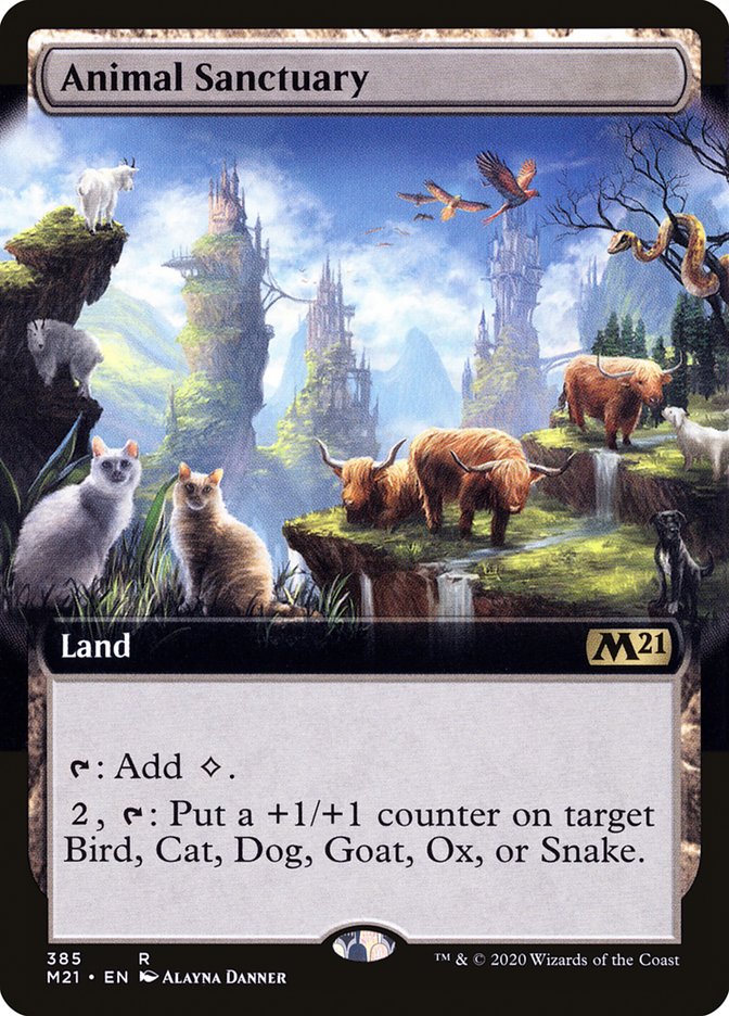 Animal Sanctuary (Extended Art) [Core Set 2021] | Shuffle n Cut Hobbies & Games