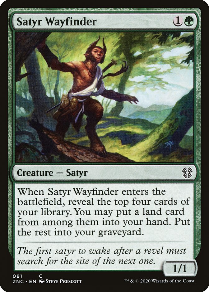 Satyr Wayfinder [Zendikar Rising Commander] | Shuffle n Cut Hobbies & Games