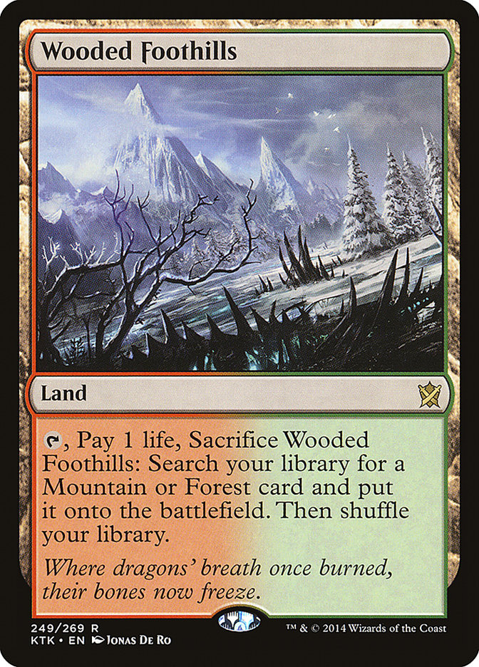 Wooded Foothills [Khans of Tarkir] | Shuffle n Cut Hobbies & Games