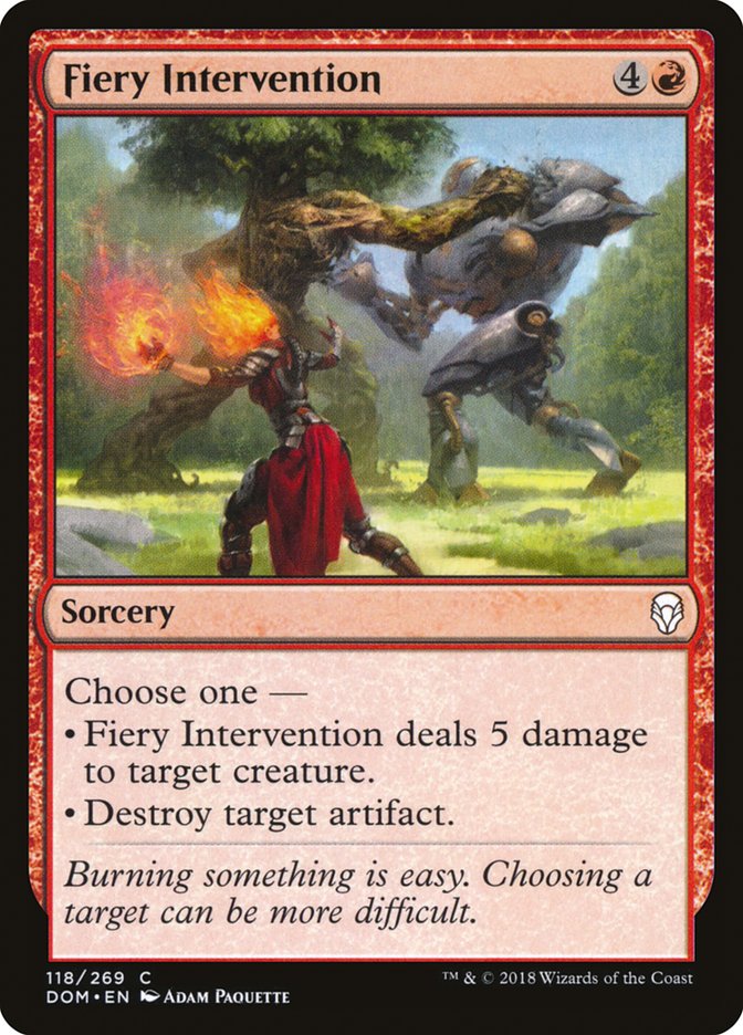 Fiery Intervention [Dominaria] | Shuffle n Cut Hobbies & Games